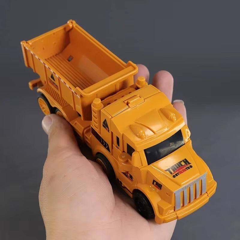 Plastic Deformation Engineering Transport Vehicle - Dumper Truck-Mixer Truck - Odeez | Educational Toys Pakistan 