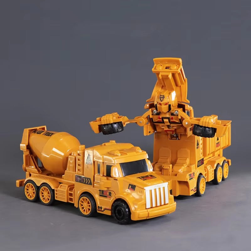 Plastic Deformation Engineering Transport Vehicle - Dumper Truck-Mixer Truck - Odeez | Educational Toys Pakistan 