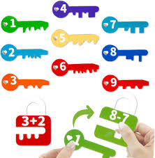 Digital Key Learning and Math Matching Toy 27 pieces - 909