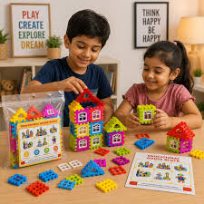 6in1 Educational Activity Building Blocks Set 144 PCS - P23