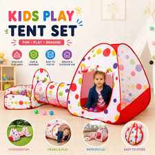 Polka Dot 3PC Play Tent Set - 202