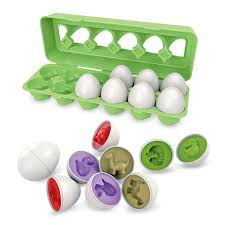 Matching Dinosaur Eggs Color Sorting Learning Toy - B75