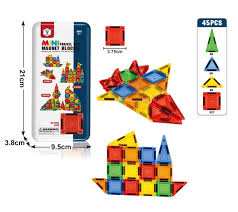 Mini Travel Magnetic Blocks 54 piece - 192
