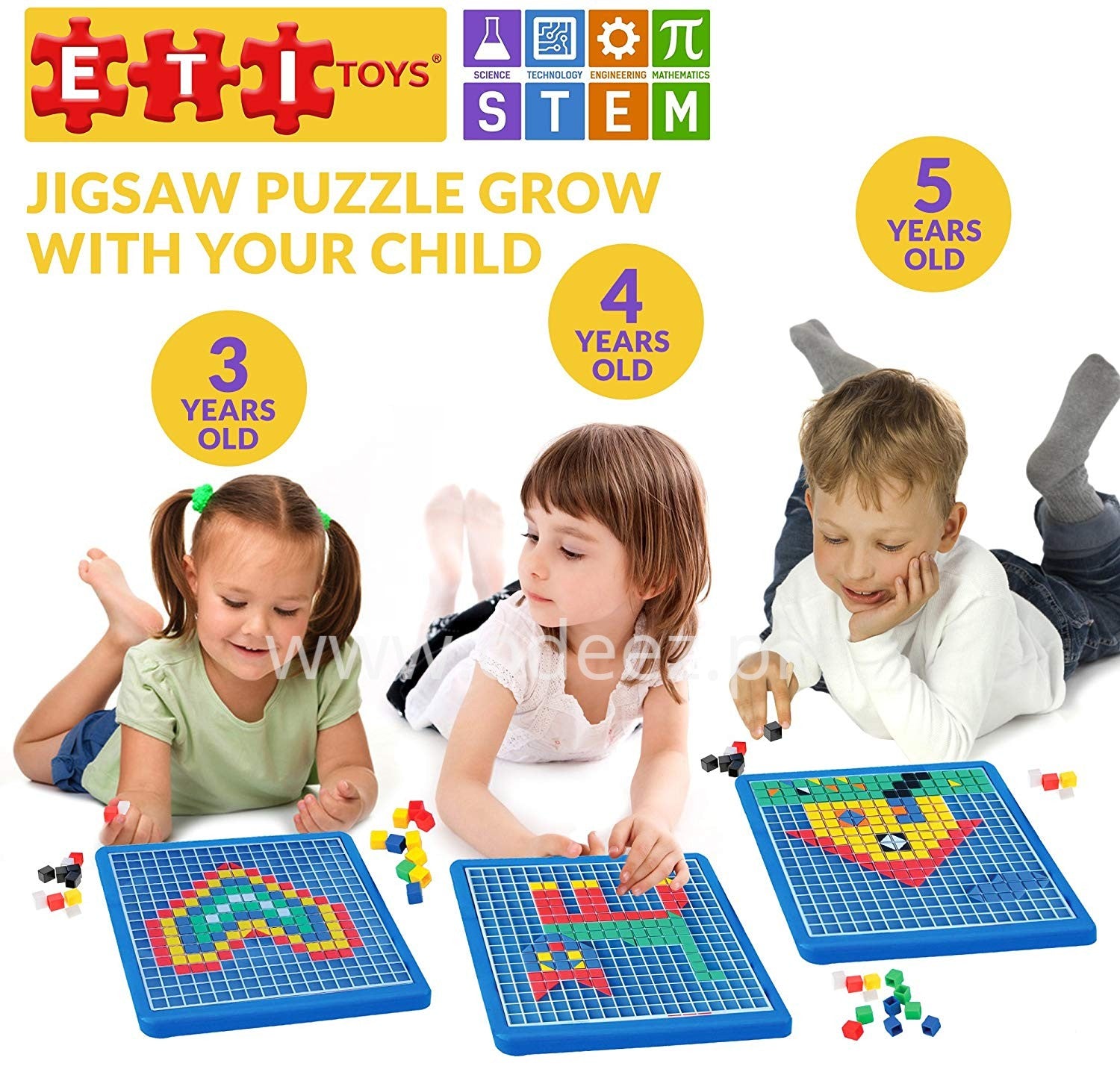 Creative Mosaic Pattern Puzzle - Default Title - Odeez | Educational Toys Pakistan 