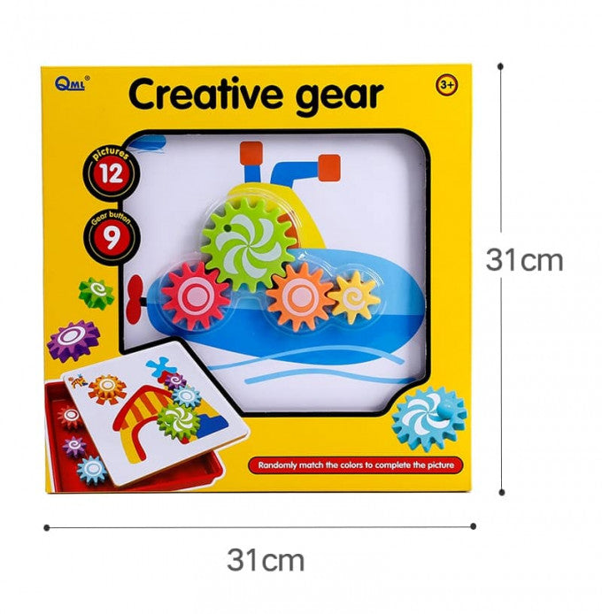 2 in 1 Creative Gear Art - M9F - Default Title - Odeez | Educational Toys Pakistan 
