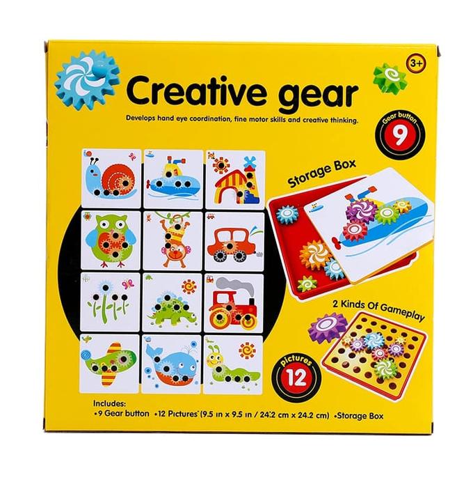 2 in 1 Creative Gear Art - M9F - Default Title - Odeez | Educational Toys Pakistan 