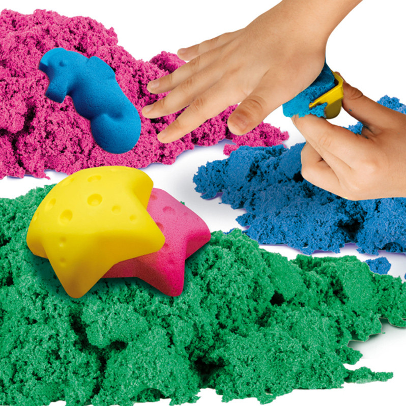 Creative Play Kinetic Sand 500g Bag with Molds - 587
