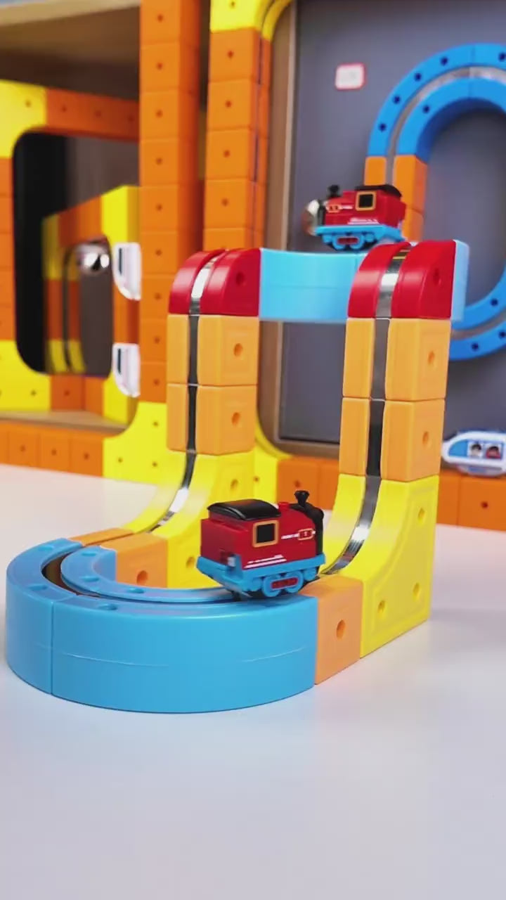 Mag Train Magnetic Track Building Set 49 pieces - 640