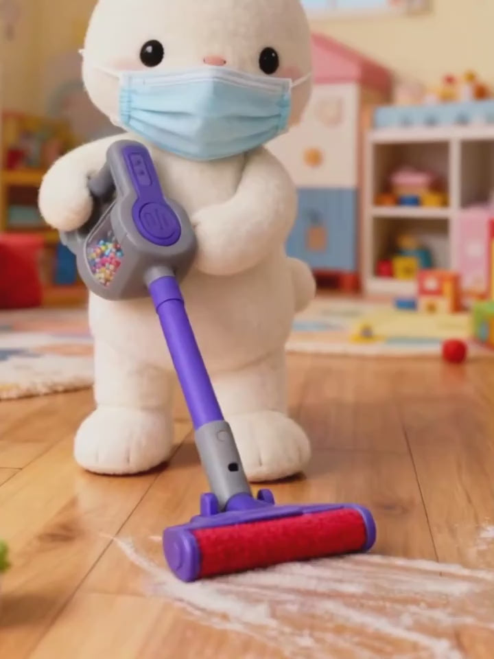 4in1 Purple Electronic Pretend Play Little Helper Vacuum - 643