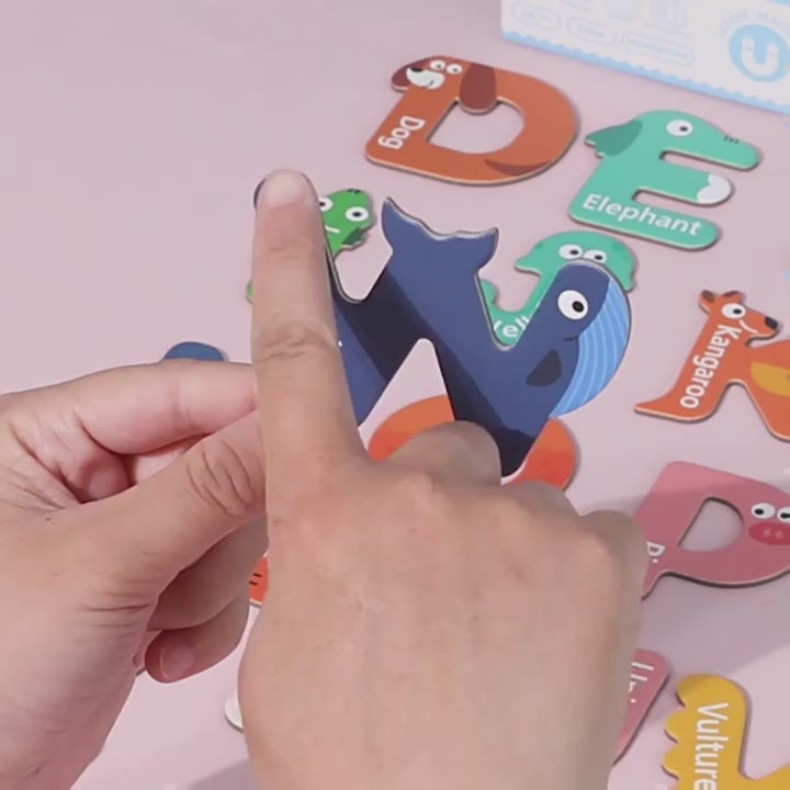 Early Education Letter Magnetic Puzzle A to Z - 26 pieces