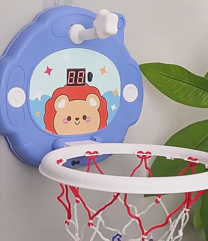 Mini Indoor Basketball Hoop Scoring Pretend Play Kit - 25B