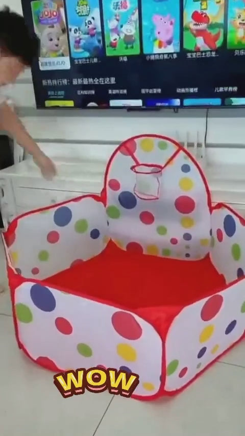 Kids Ball Pit Pool Play Area with Basket - 584