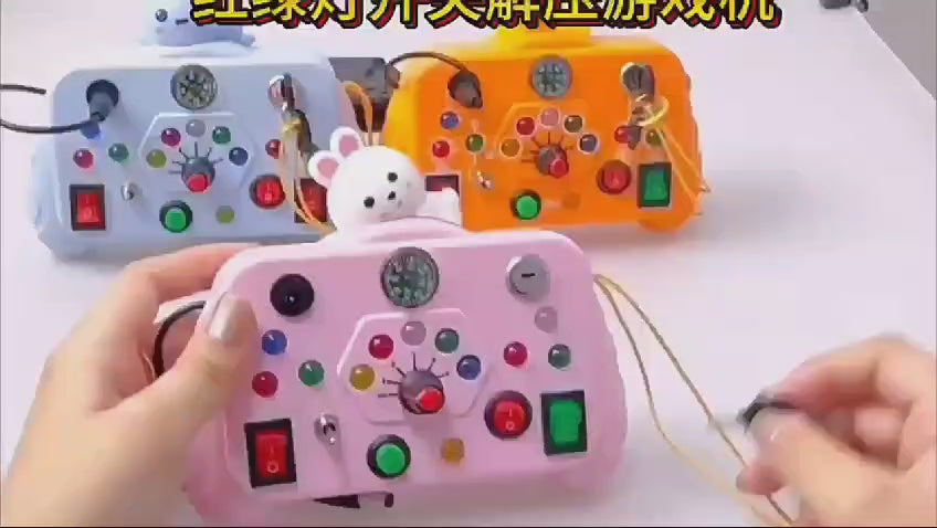 Sensory Activity Busy Learning  Board Switch Light Game - 156