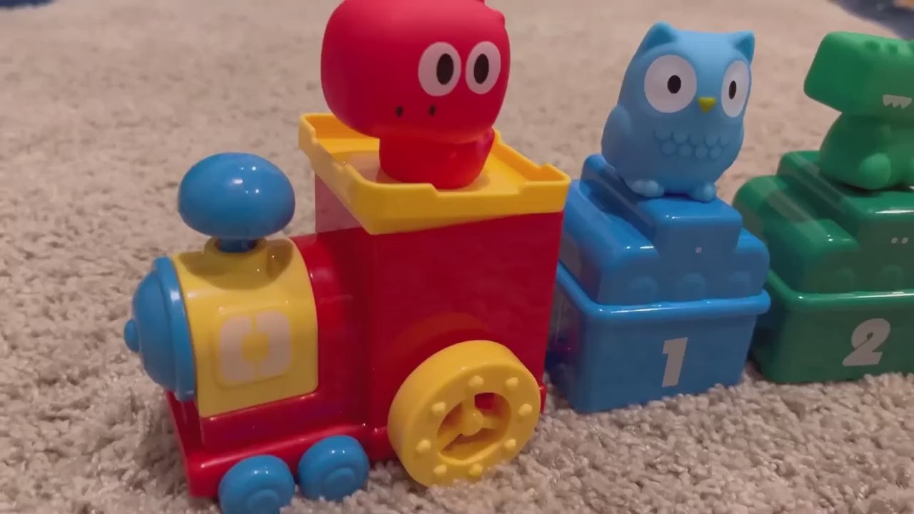 Animal Sorting Digital Train Adventure Matching Play Finger Puppet Set - 32Y