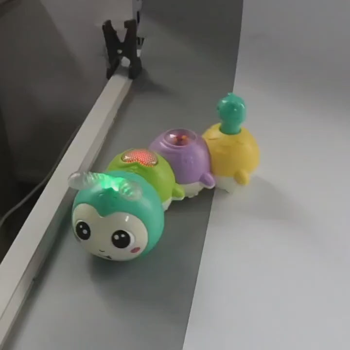 Magnetic Cute Electric Caterpillar with Light and Sound - 225