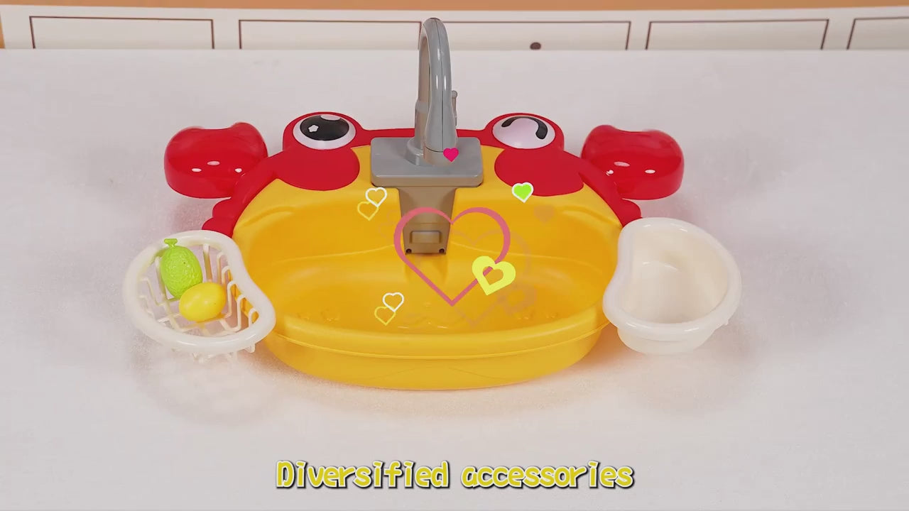 Cute Animal Kitchen Water Sink Pretend Play Set - 830