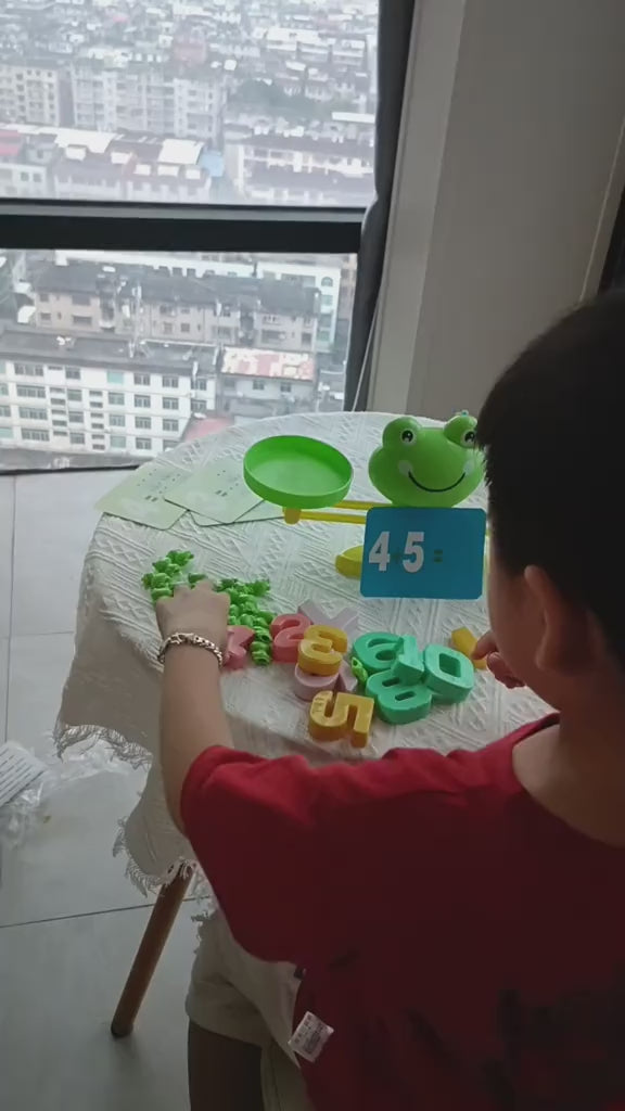 Frog Balance Scale Mathematics Learning Kit - 100