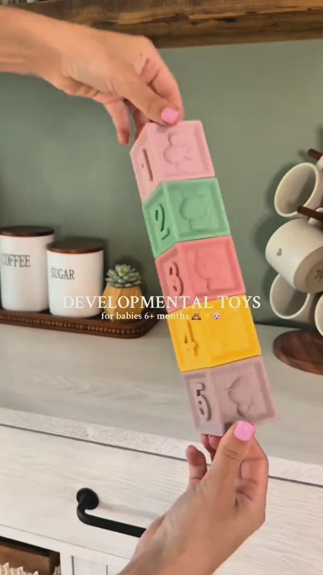 Baby Activity Soft Building Blocks Numbers and Shapes - 312