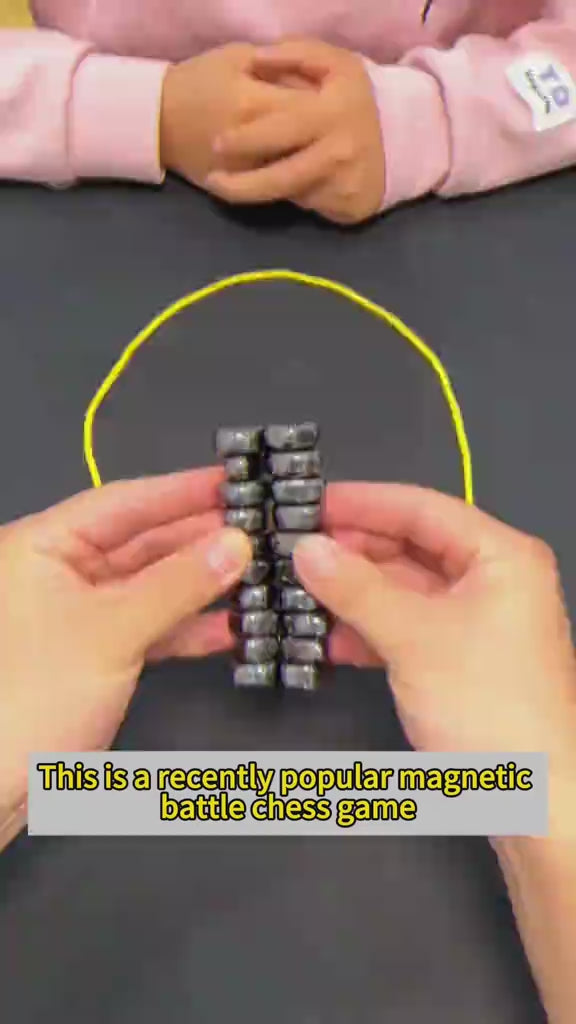 2in1 Magnetic Effect Chess Stone Family Board Game