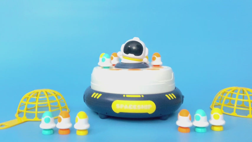 2in1 Magnetic Fishing and Catching Rocket Launcher Turntable - 145