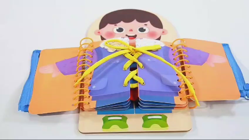 Montessori Wooden Busy Dress Learning Kit - 082