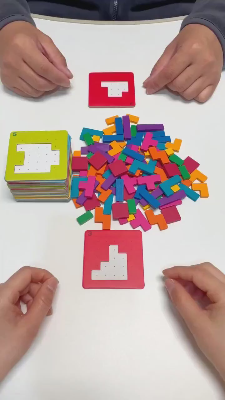 3D Tangram Multiplayer Challenging Block Foamic Game - 999