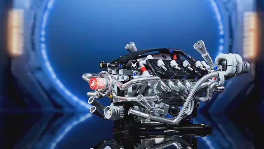 PowerBuild Electric Car Engine Model Kit - 213