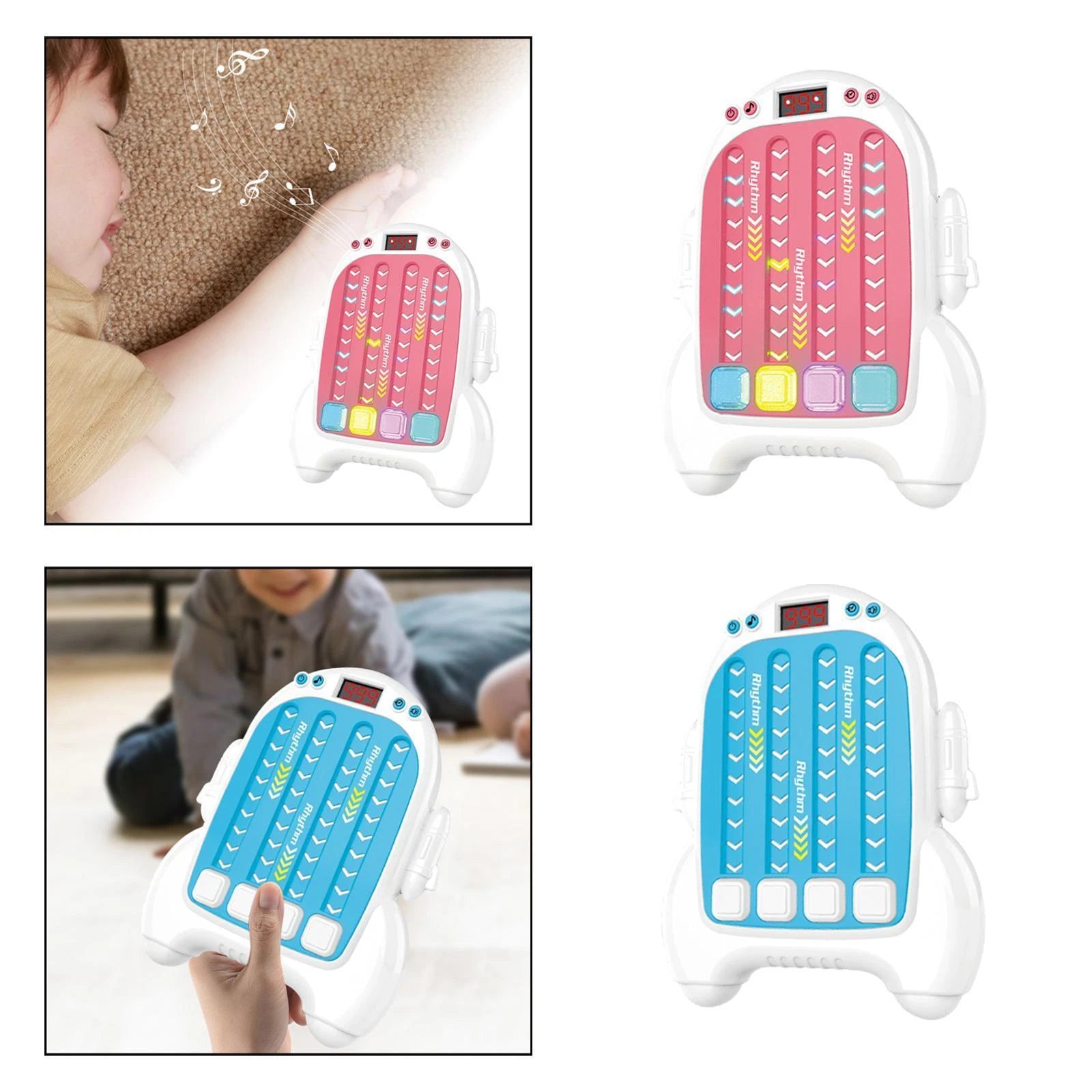 Quick Push Rhythm Finger Pressing Game Machine for Concentration Training - 101