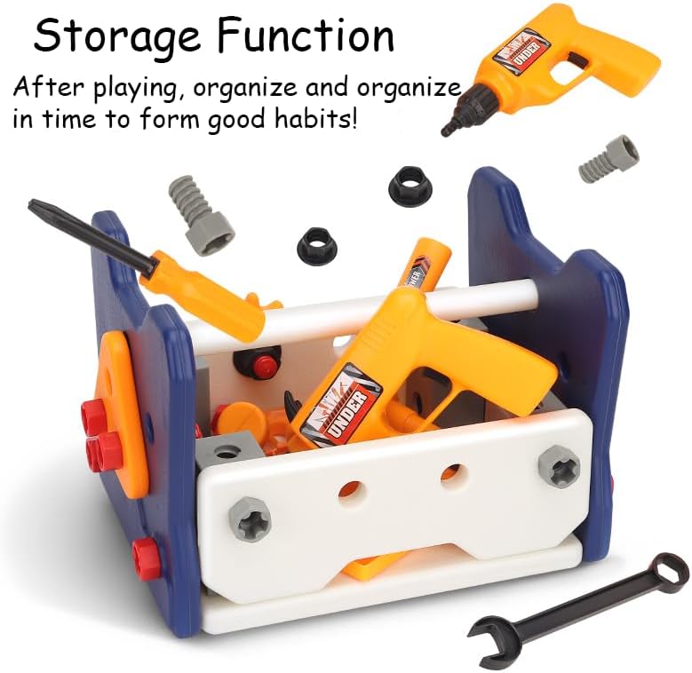 Multi Function DIY Tool Table Little Engineer Pretend Play Kit - 311