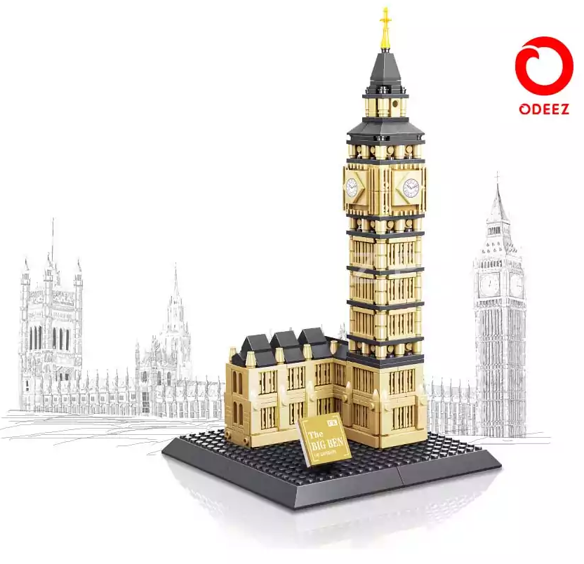 The Elizabeth Tower Blocks - 910 Pieces - Default Title - Odeez | Educational Toys Pakistan 