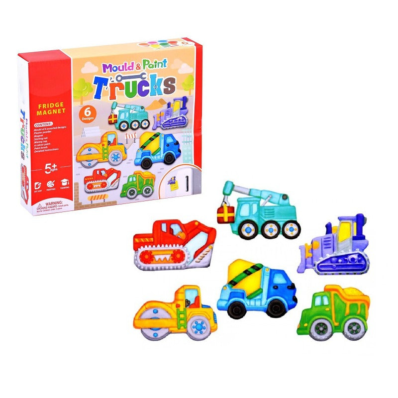 DIY Engineering Vehicle Mould and Paint for Kids - H86 - Default Title - Odeez | Educational Toys Pakistan 