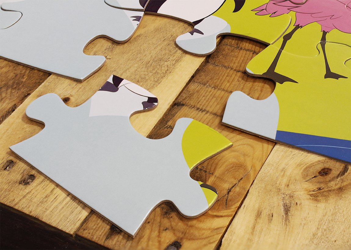 Zoo Animals Jumbo Floor Puzzle - 35 pieces - Default Title - Odeez | Educational Toys Pakistan 